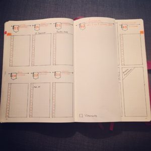 Bullet journal weekly layout octobre 2016 duchdoor